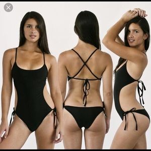 American Apparel Maui Monokini Black. Never worn